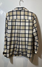 Load image into Gallery viewer, Calvin Klein Womens Multicolor Plaid Long Sleeve Collared Button-Up Shirt Size S
