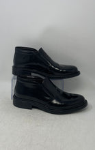 Load image into Gallery viewer, J Ferrer Mens Black Leather Pull-On Round Toe Ankle Boots Size 10 M

