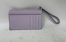 Load image into Gallery viewer, Kate Spade New York Womens Purple Leather Zipper Wristlet Wallet
