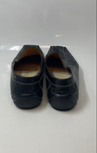 Load image into Gallery viewer, Donald Pliner Mens Black Leather Slip-On Low Top Loafer Shoes Size 13 No Insoles
