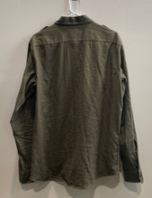 Load image into Gallery viewer, Michael Kors Mens Green Long Sleeve Pockets Regular Fit Button-Up Shirt Size M
