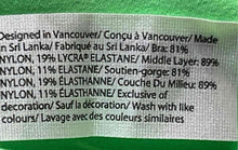 Load image into Gallery viewer, Lululemon Womens Green Sleeveless One-Shoulder Activewear Sports Bra Size Small
