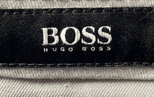 Load image into Gallery viewer, Hugo Boss Mens Gray Wool Flat Front Slash Pockets Straight Dress Pants Size 38R
