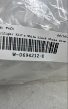 Load image into Gallery viewer, Tommy Hilfiger Kids Cayman 3.0 Alt White Black Hook &amp; Loop Sneaker Shoes Size 10
