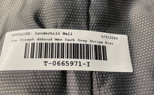 Load image into Gallery viewer, Joseph Abboud Joe Mens Dark Gray Striped Notch Lapel Two-Button Blazer Size 50R
