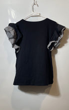 Load image into Gallery viewer, In2you Womens Black Fashion Paris Milano Short Sleeve T-Shirt Size Medium
