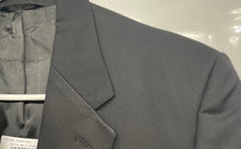 Load image into Gallery viewer, Adolfo Mens Black Wool Long Sleeve Notch Lapel Lined Two-Button Blazer Size 40R
