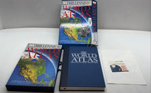 Load image into Gallery viewer, Lot Of 3 Pcs DK Millennium Edition 2000 Hardcover World Atlas Book Set
