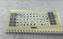 Load image into Gallery viewer, Cricut Machine Sports Mania Shapes Cartridge &amp; Keyboard Lot Of 3 Pieces
