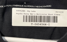 Load image into Gallery viewer, Psycho Bunny Mens Black Short Sleeve V-Neck Pullover T-Shirt Size 4
