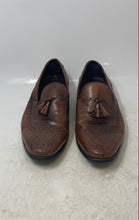 Load image into Gallery viewer, Mens Brown Vera Pelle Tassel Wingtip Slip-On Loafer Shoes Size EUR 42
