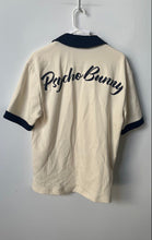 Load image into Gallery viewer, Psycho Bunny Mens Beige Short Sleeve Collared Button-Up Shirt Size XS
