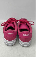 Load image into Gallery viewer, Adidas Girls VL Court Bold JH9496 Pink White Lace-Up Sneakers Shoes Size 3.5
