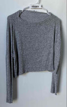 Load image into Gallery viewer, Zara Womens Gray Knitted Boat Neck Long Sleeve Pullover Sweater Size Small
