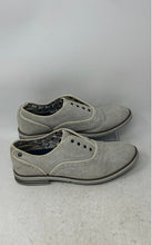 Load image into Gallery viewer, Cat Womens Light Gray Leather Round Toe Oxford Shoes Size 8.5 No Laces
