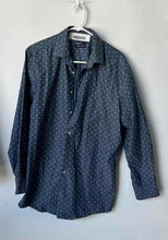 Load image into Gallery viewer, Bar III Mens Gray Carnaby Collection Slim Fit Dress Shirt Size L 16-16.5 32/33
