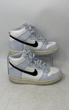 Load image into Gallery viewer, Nike Kids Dunk High DB2179-110 Blue White Black Lace-Up Sneaker Shoes Size 4.5Y
