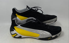 Load image into Gallery viewer, Puma Mens Black Yellow Round Toe Low Top Lace-Up Sneaker Shoes Size 12

