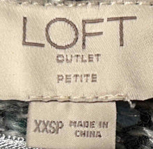 Load image into Gallery viewer, Loft Womens Gray Sleeveless Draped Shawl Collar Open Front Vest Sweater Sz XXSP
