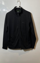 Load image into Gallery viewer, Hugo Boss Mens Black Long Sleeve Pockets Regular Fit Full-Zip Sweatshirt Size S
