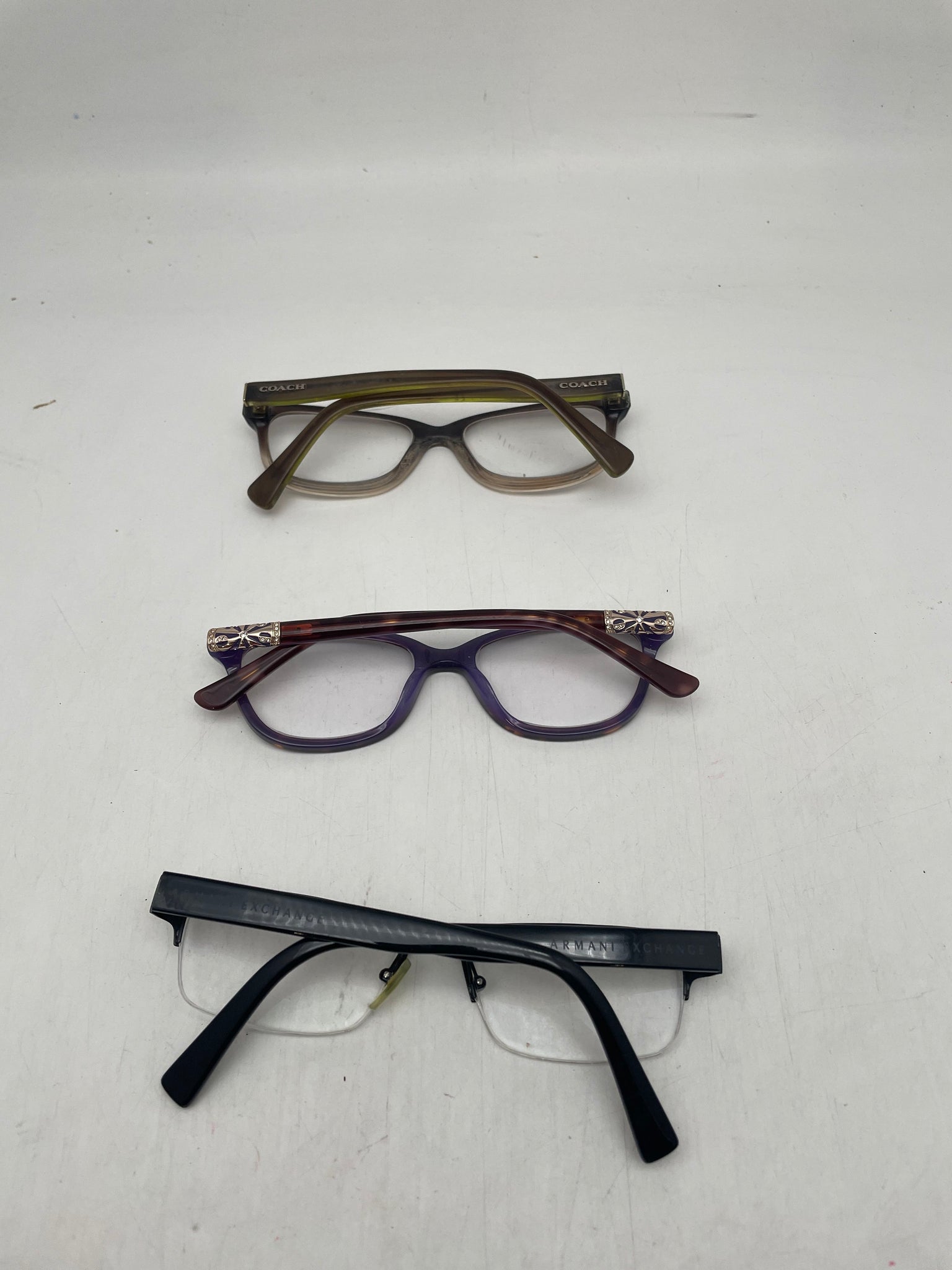 Coach, Dream Himax, Armani Exchange, Multicolored Glasses (3 PCS) – The ...