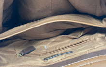 Load image into Gallery viewer, Adrienne Vittadini Womens Brown Inner Pockets Double Handle Shoulder Bag

