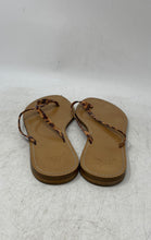 Load image into Gallery viewer, J.Crew Womens Capri Brown Tortoise Strap Slip-On Flat Flip Flop Sandals Size 8.5
