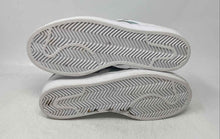 Load image into Gallery viewer, Adidas Womens Superstar Blue White Leather Lace-Up Sneaker Shoes Size 7.5
