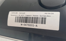 Load image into Gallery viewer, Panasonic SC-HC37 Black Compact Stereo System With iPod Dock Not Tested
