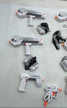 Load image into Gallery viewer, Lot Of 7 Pcs Laser X White Sound Effects Blasters Gear Laser Tag Gun Not Tested
