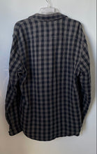 Load image into Gallery viewer, Scotch &amp; Soda Mens Black Gray Plaid Long Sleeve Collared Button-Up Shirt Size XL
