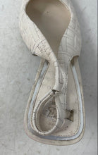 Load image into Gallery viewer, Vince Camuto Womens Baneet White Black Quilted High Slingback Heels Size 11 M
