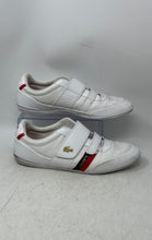 Load image into Gallery viewer, Lacoste Mens Misano Strap 0120 1 CMA White Leather Sneaker Shoes Size 12
