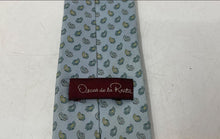 Load image into Gallery viewer, Oscar De La Renta Mens Multicolor Paisley Keeper Loop Adjustable Pointed Tie
