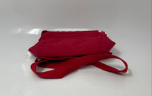 Load image into Gallery viewer, Kipling Womens Red Inner Pocket Charm Adjustable Strap Crossbody Purse
