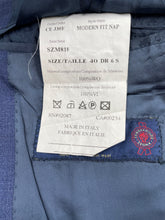 Load image into Gallery viewer, Authentic Ermenegildo Zegna Mens Navy Blue Two-Button Blazer Size EUR 40
