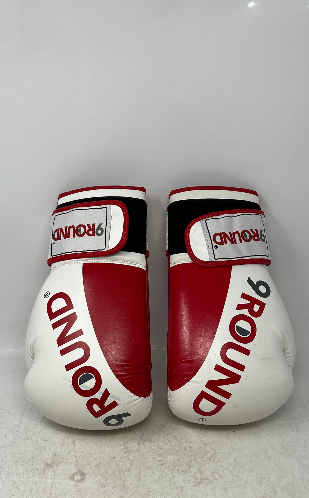 9Round Unisex Red White Thirty-Min Kickboxing Fitness Boxing Sparring Gloves