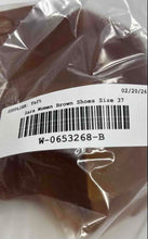 Load image into Gallery viewer, Zara Womens Brown Open Toe Criss-Cross Strap Slip-On Slide Sandals Size EU 37
