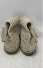 Load image into Gallery viewer, UGG Womens Classic Cardy Beige Round Toe Knit Winter Bootie Size 7
