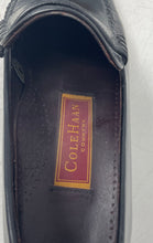 Load image into Gallery viewer, Cole Haan Mens Black Leather Moc Toe Slip-On Penny Loafer Shoes Size 6B
