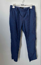 Load image into Gallery viewer, Banana Republic Womens Blue Flat Front Slash Pockets Avery Ankle Pants Size S
