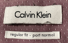Load image into Gallery viewer, Calvin Klein Mens Light Purple Regular Fit Port Normal Dress Shirt Sz 16.5 32/33

