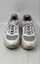 Load image into Gallery viewer, Topshop Womens White Gray Closed Toe Lace-Up Low Top Running Shoes Size 9
