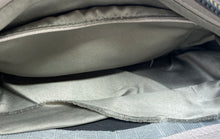 Load image into Gallery viewer, Gussaci Womens Brown Gray Embossed Floral Faux Leather Zip Top Crossbody Purse
