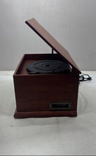 Load image into Gallery viewer, Victrola ITVS-200B 6-In-1 Multimedia Nostalgic Brown Music System Not Tested
