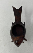 Load image into Gallery viewer, Copper Brown Color Metal Cast Iron Decorative Bird Tea Light Candle Holder
