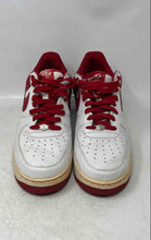 Load image into Gallery viewer, Nike Mens Air Force 1 306353-167 Red White Leather Lace-Up Sneakers Shoes Sz 12
