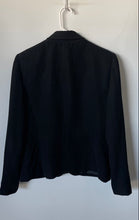 Load image into Gallery viewer, Nine West Womens Black Long Sleeve Notch Lapel Two-Button Blazer Size 8
