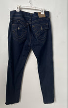 Load image into Gallery viewer, True Religion Mens Blue Denim Pockets Relaxed Straight Leg Jeans Size 38
