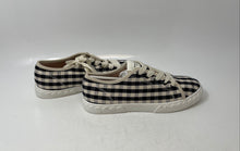 Load image into Gallery viewer, Kate Spade New York Womens Black White Plaid Sneakers Shoes Size 5B
